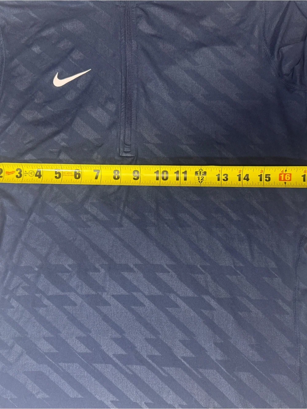 Nike Woman’s Navy Geometric Quarter-Zip‎ Pullover
